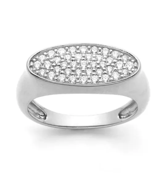 Bold Oval Signet Ring